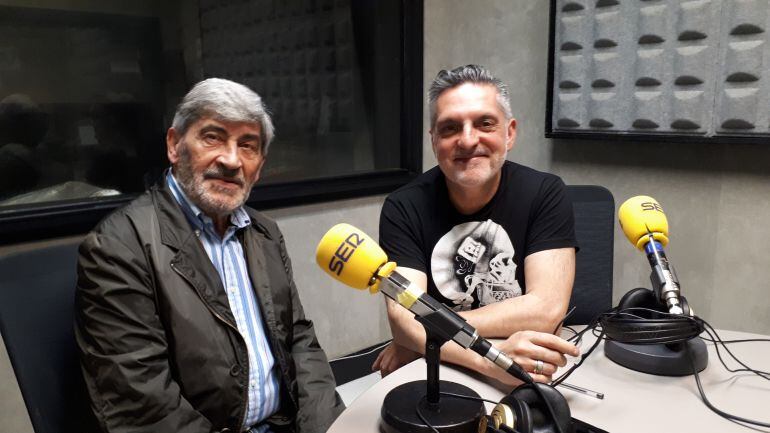 Ernesto Barrutia, a la izquierda, posa junto a Juanma Cano
