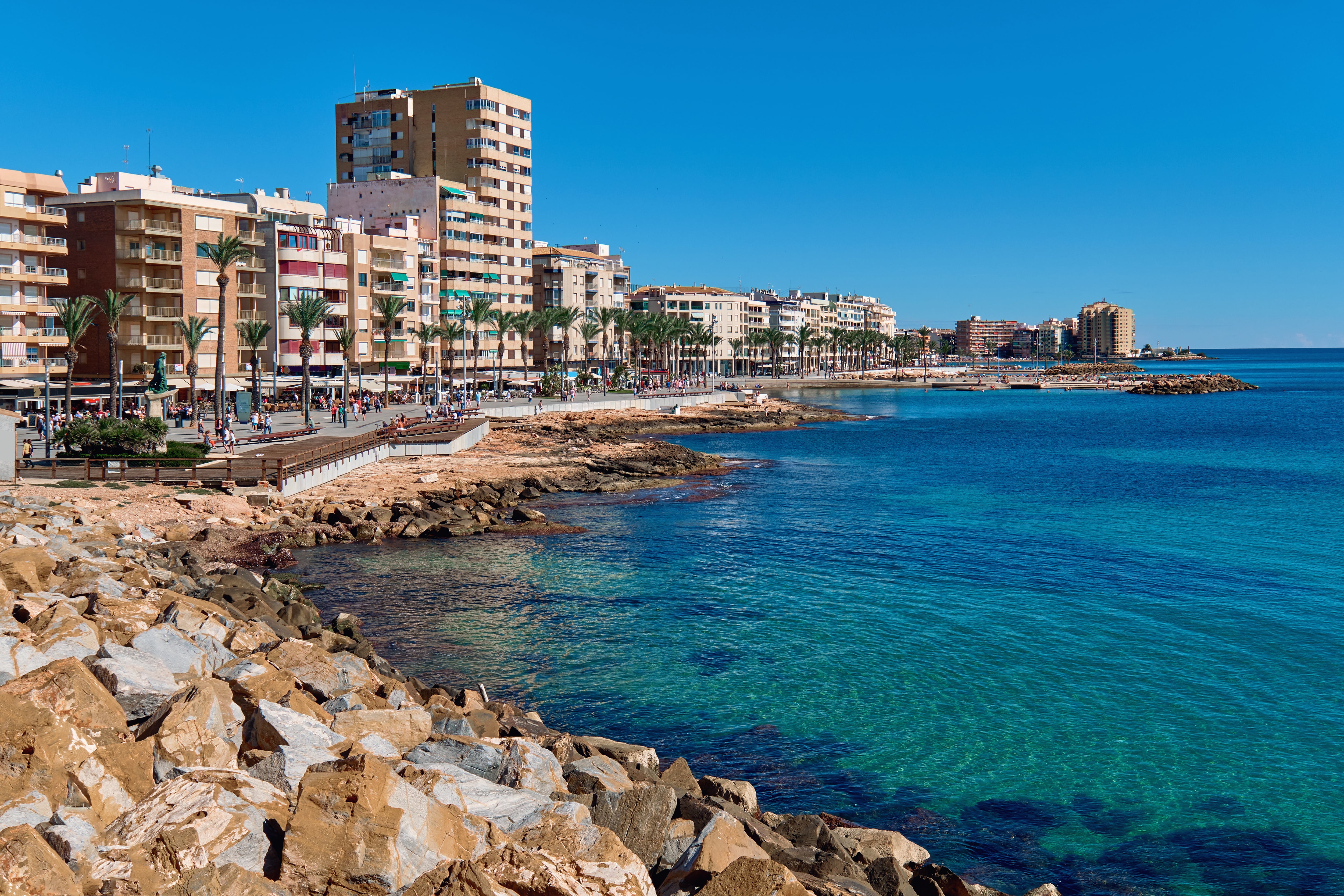 Imagen de archivo de la bahía de Torrevieja. Foto: Getty Images