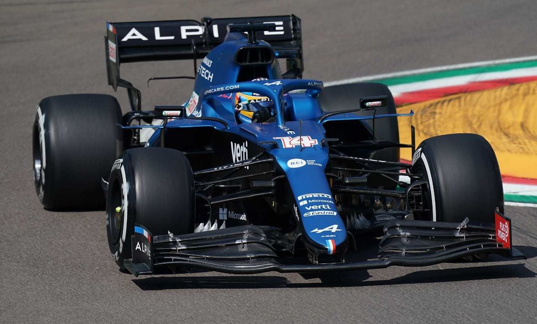 Fernando Alonso, en Imola.