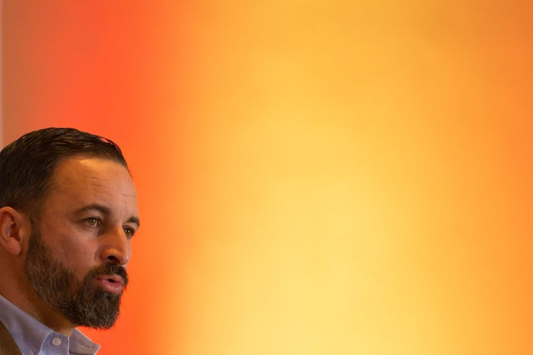 El presidente de VOX, Santiago Abascal.