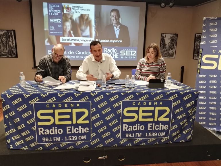 El  Alcalde de Elche en el espacio &quot;Escuela de la Ciudadanía&quot; en Hoy por Hoy Elche