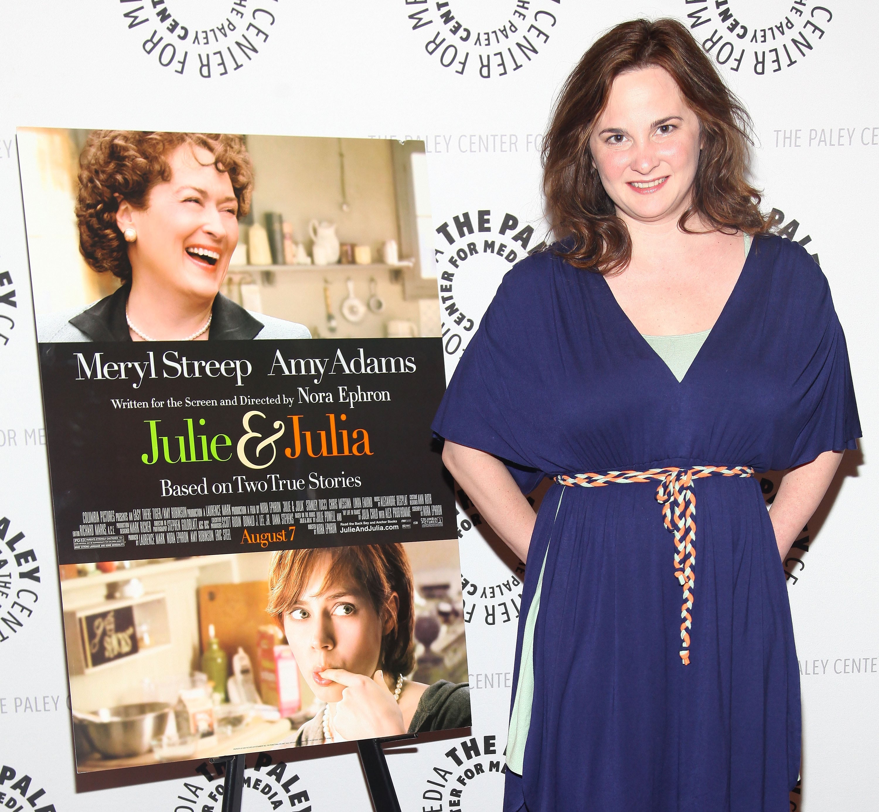 Julie Powell, en una de las proyecciones de la película &#039;Julie and Julia&#039;, en agosto de 2009, en Nueva York.