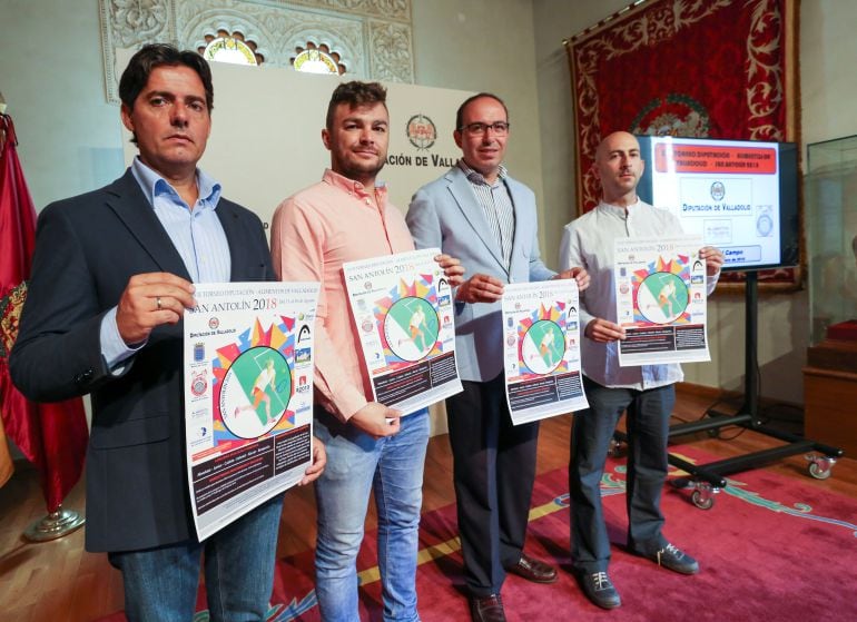 Presentación del Torneo de Tenis en la Diputación de Valladolid