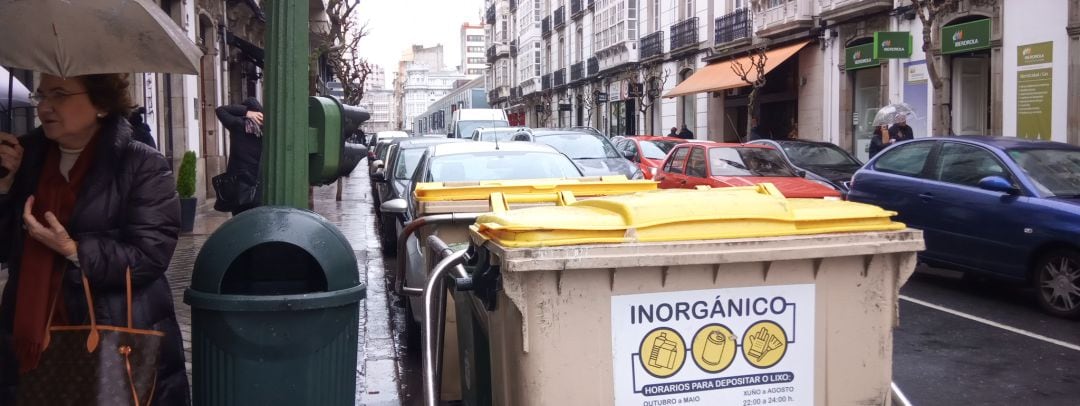 Contenedores en A Coruña