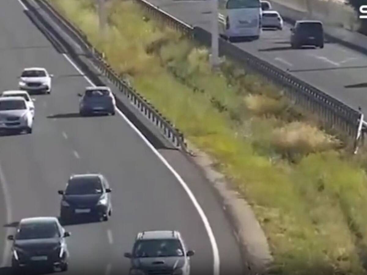 Investigada una conductora por circular en sentido contrario durante cuatro kilómetros en una autovía