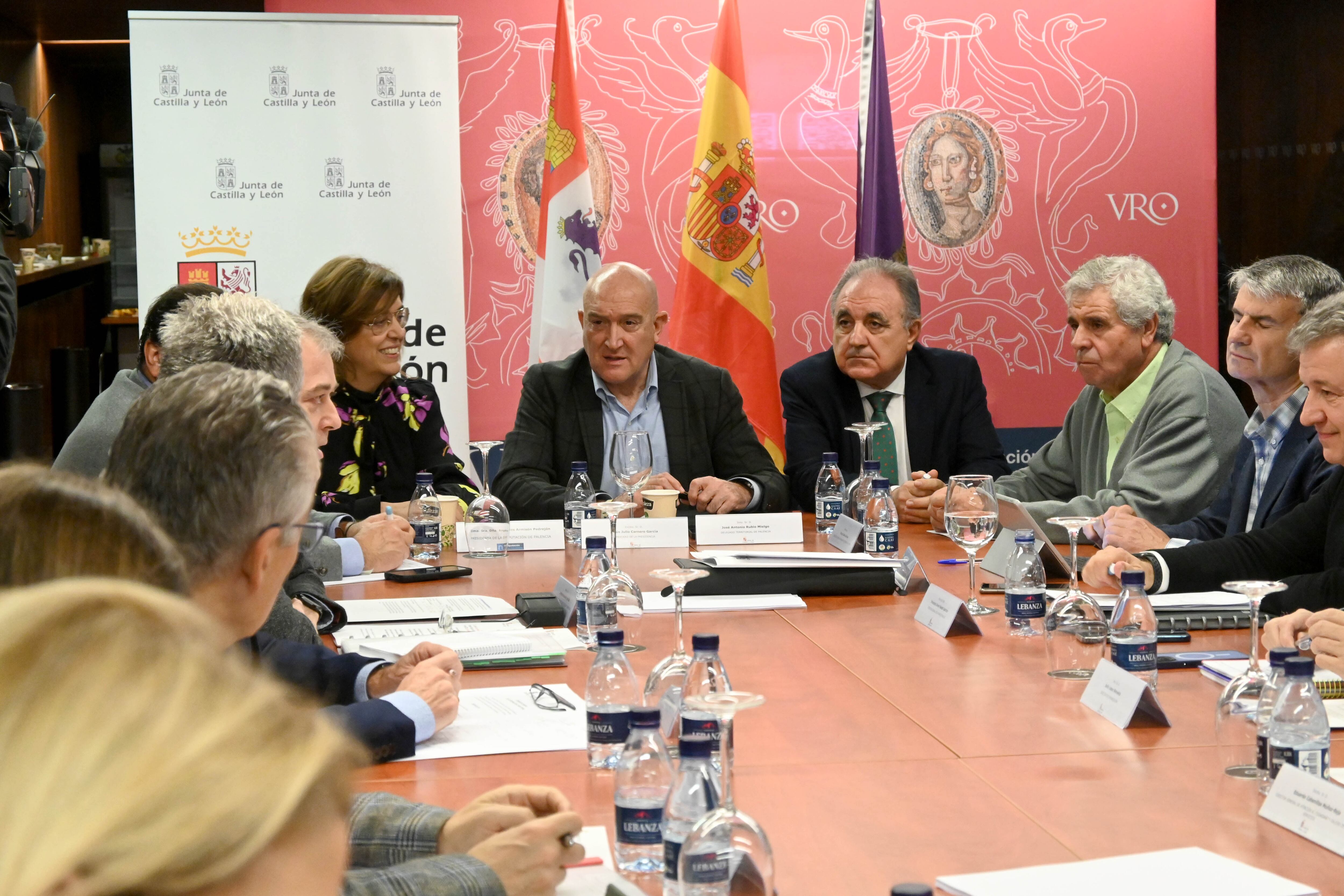 Reunión de coordinación territorial en La Olmeda