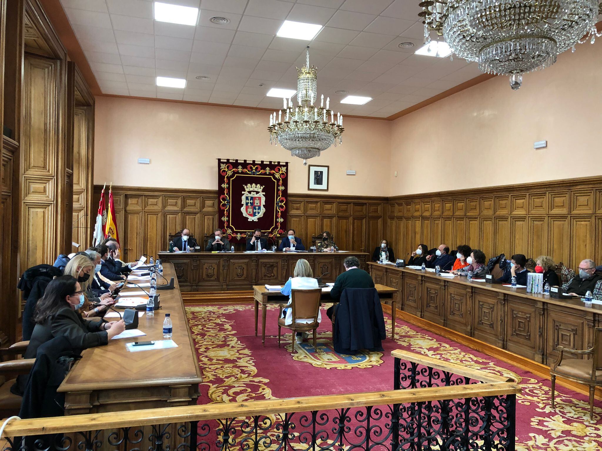 Pleno extraordinario del Ayuntamiento de Palencia