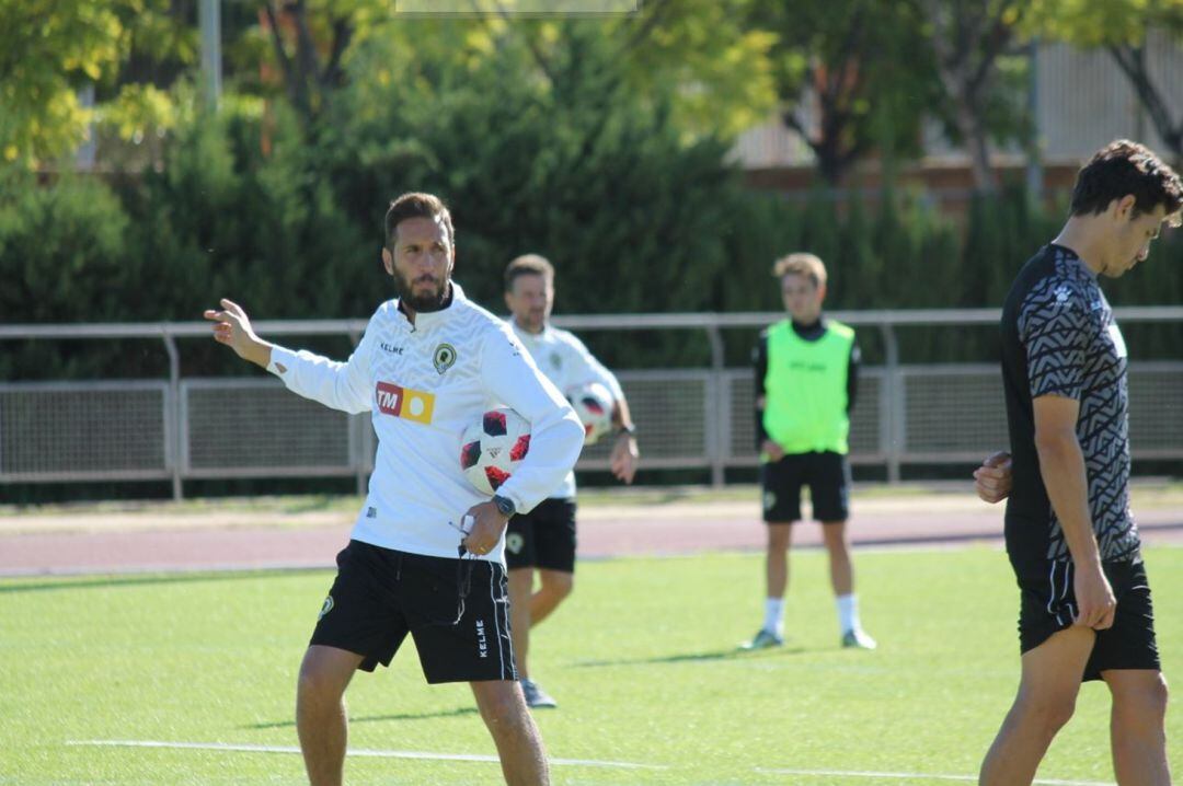 Lluis Planagumà, en un entrenamiento 