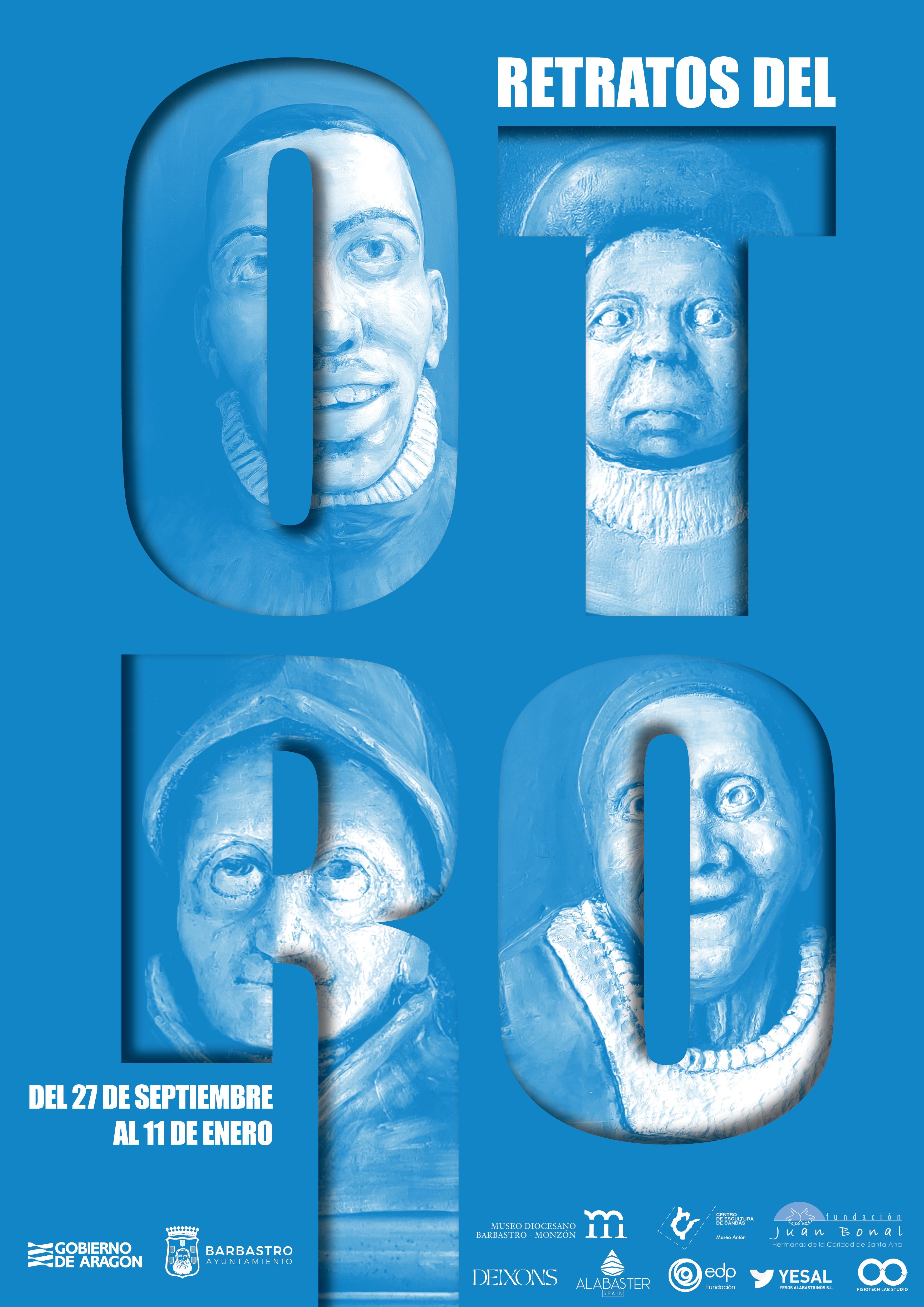 Cartel de la exposición Retratos del Otro del autor, Daniel Canut.