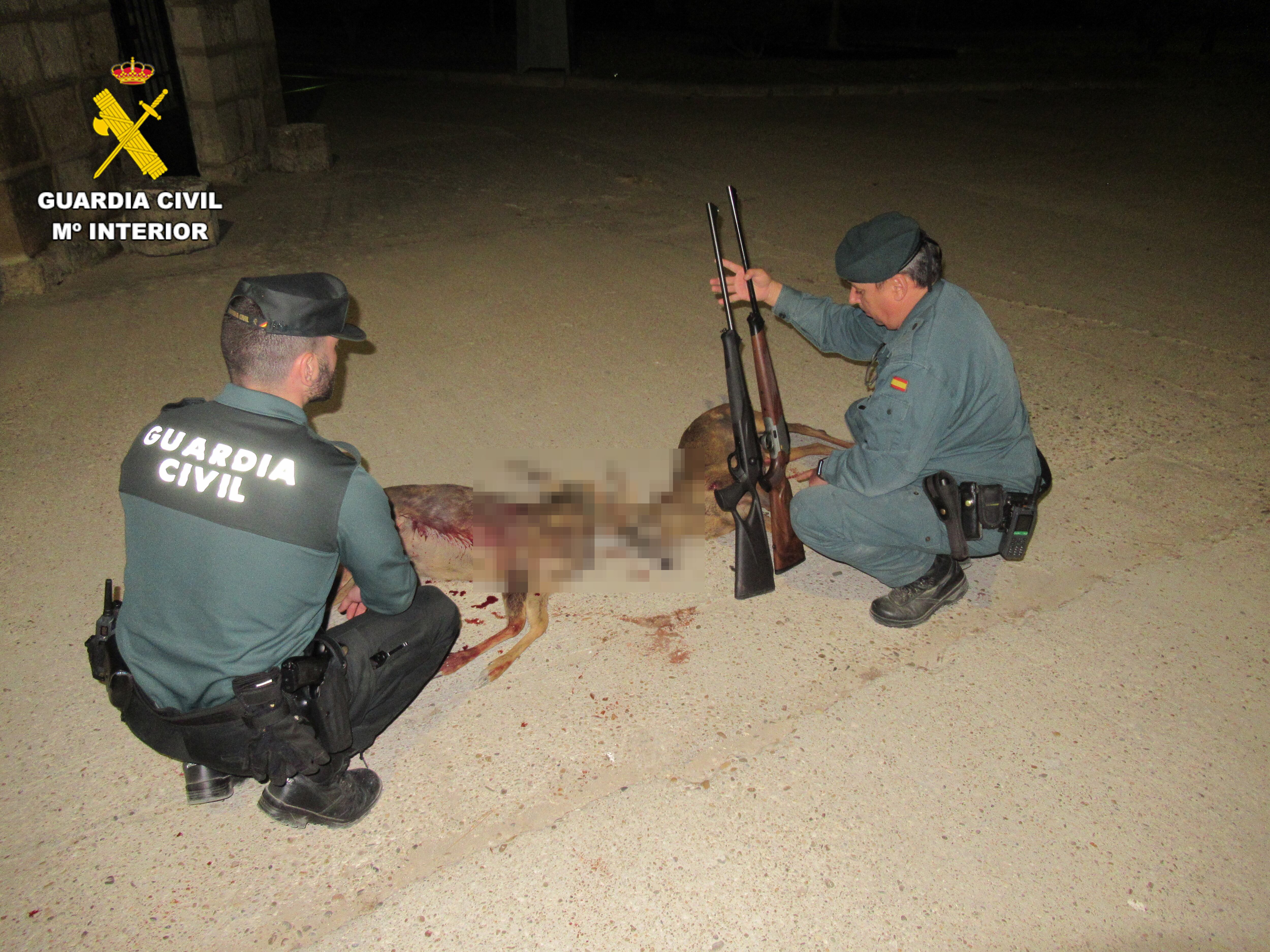 La Guardia Civil de Palencia investiga a dos personas por un delito de caza