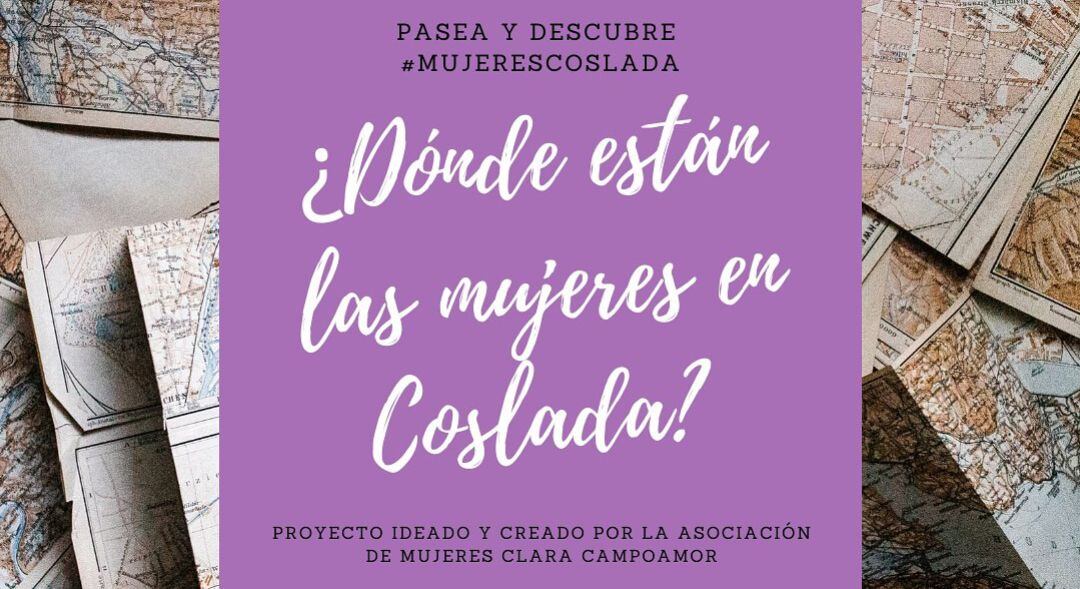 Cartel del proyecto, ¿Dónde están las mujeres en Coslada?