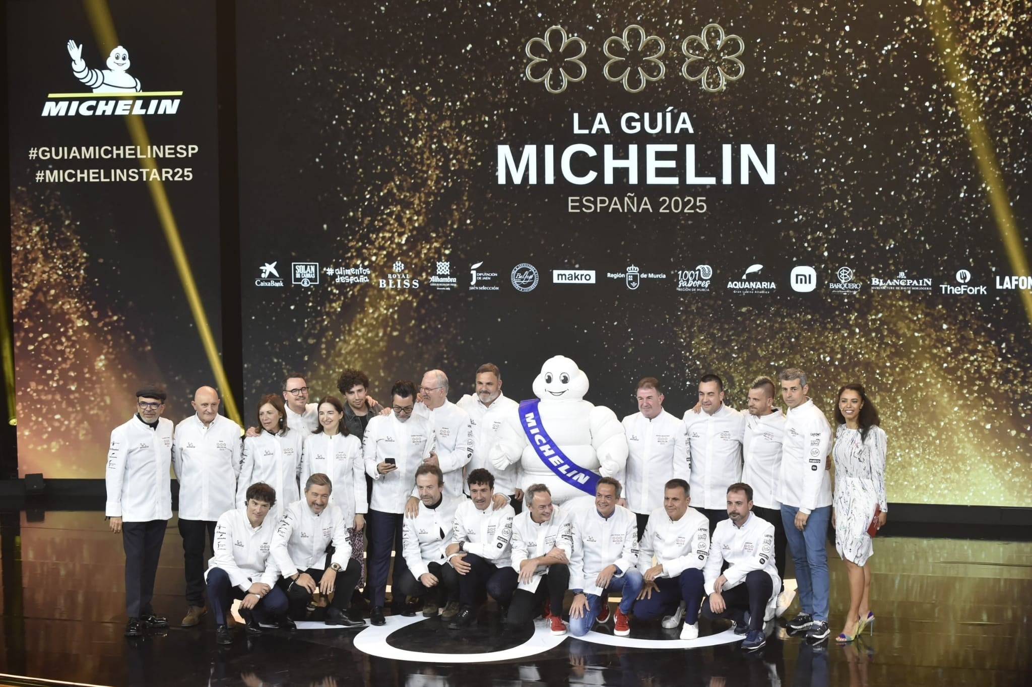 Los chefs de los restaurantes con tres estrellas Michelin 2025.