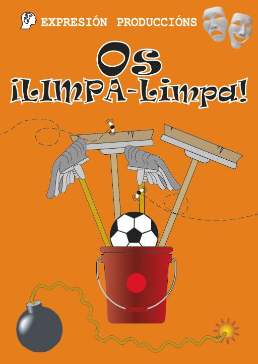 Cartel de "Os Limpa-Limpa" de Expresión Produccións