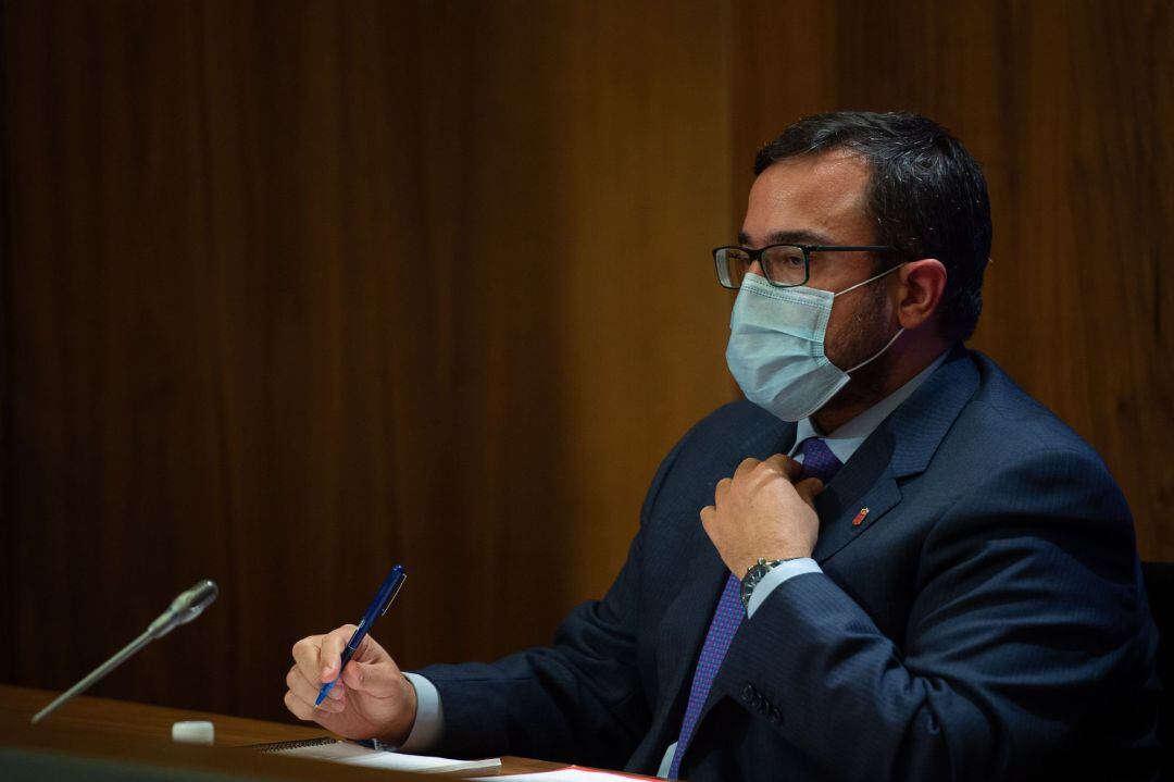 El vicepresidente primero y consejero de Presidencia, Igualdad, Función Pública e Interior del Gobierno de Navarra, Javier Remírez