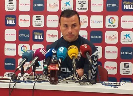 Karim, esta mañana en rueda de prensa