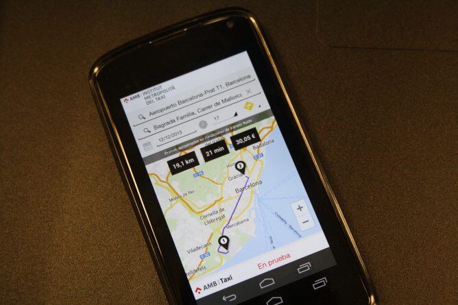 La nueva aplicación que permite conocer el coste de una carrera de taxi desde el smartphone