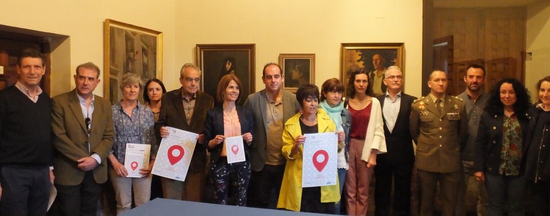 Representantes de los museos de la provincia durante la presentación del Día Internacional de los Museos en el Rodera Robles