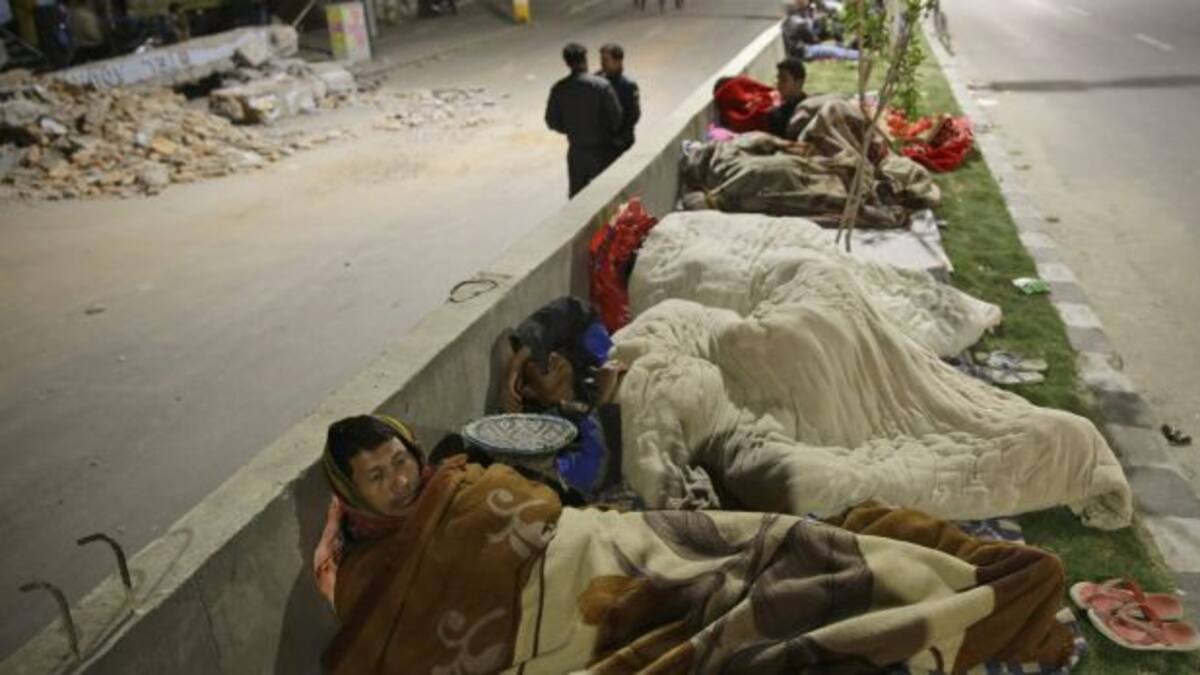 Superviente del terremoto: “Lo más triste es ver a la gente durmiendo en la calle”