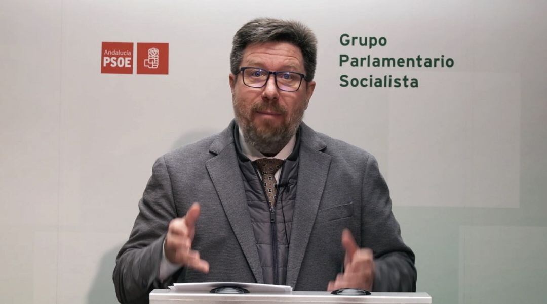El portavoz del grupo parlamentario socialista, Rodrigo Sánchez Haro