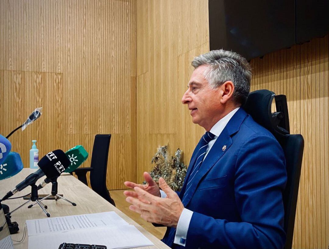 El presidente de la Audiencia Provincial de Córdoba, Francisco de Paula Sánchez Zamorano