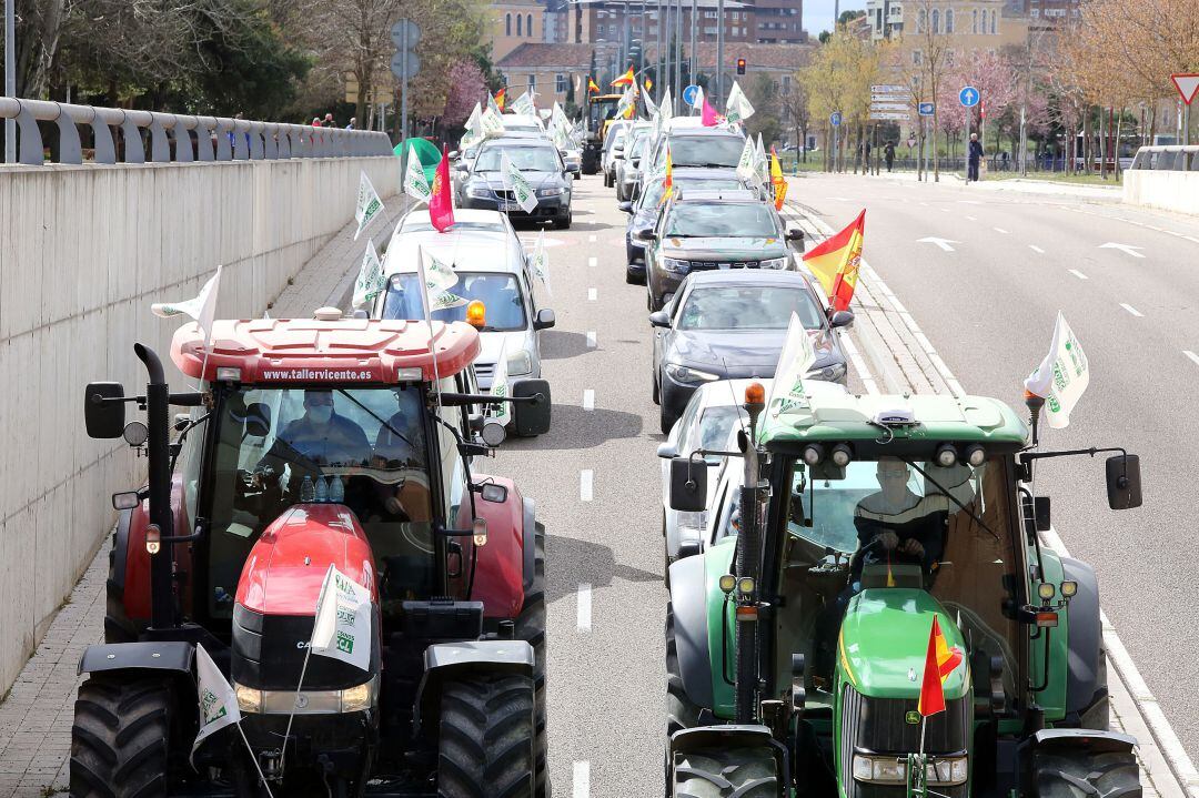 Tractorada en Valladolid