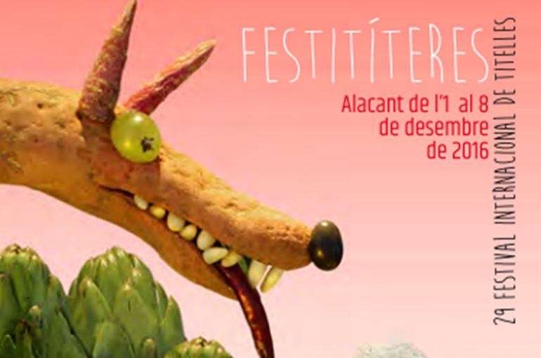 Cartel del 29ª edición del Festival Internacional de Títeres de Alicante