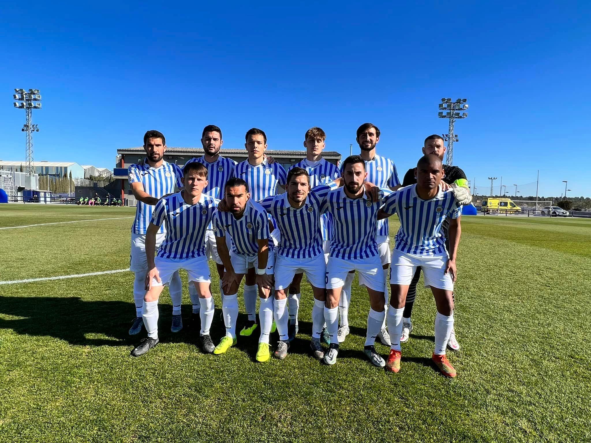 Once inicial del CF Gandia ante el Atlético Levante UD