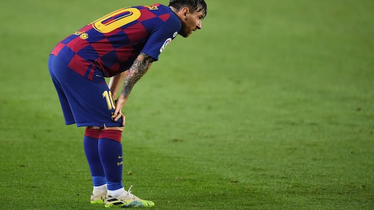 Leo Messi: "Si seguimos así, perderemos la eliminatoria ante el Nápoles"