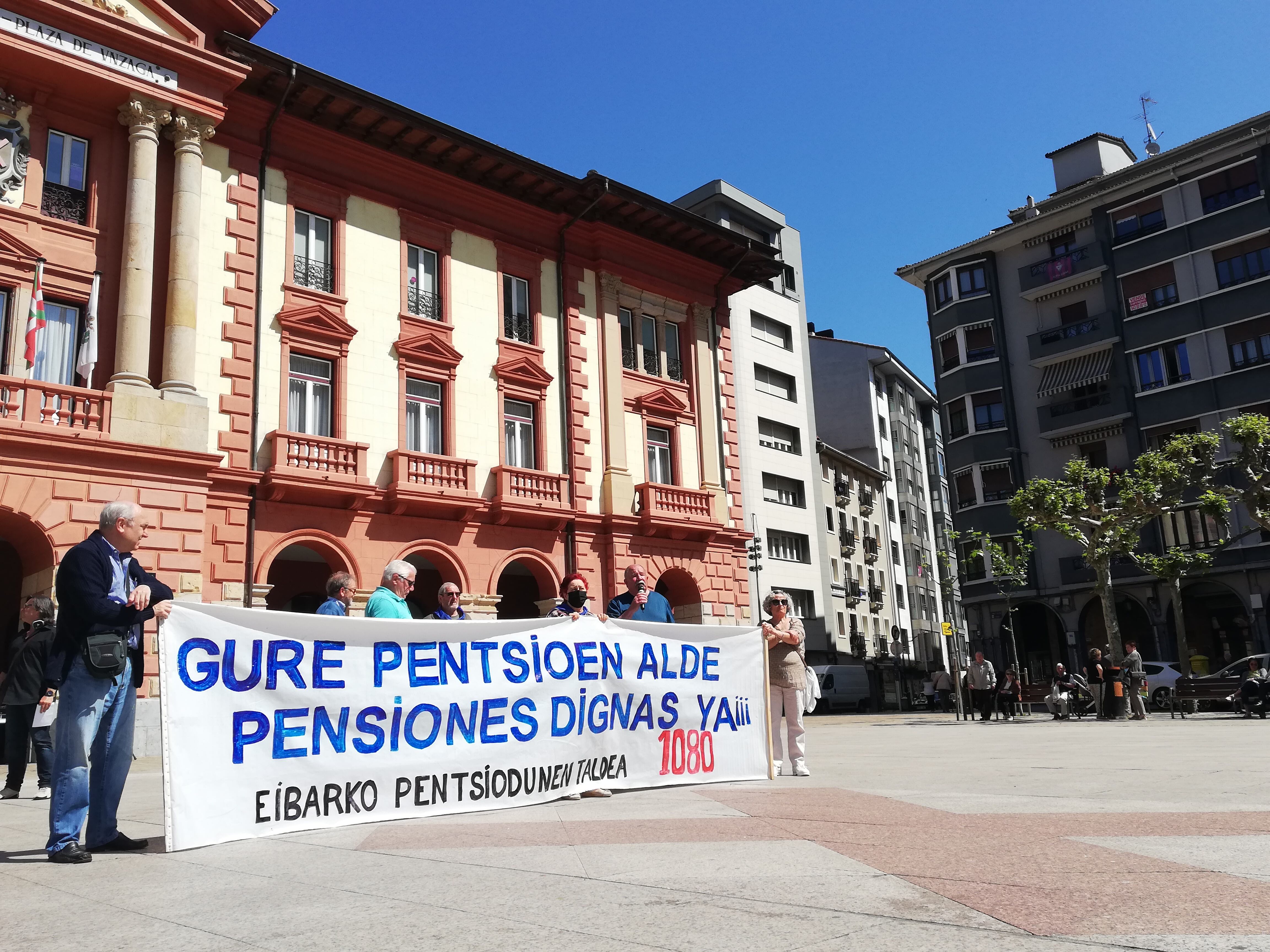 Los pensionistas han reivindicado unas pensiones dignas