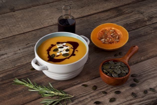 Crema de calabaza.