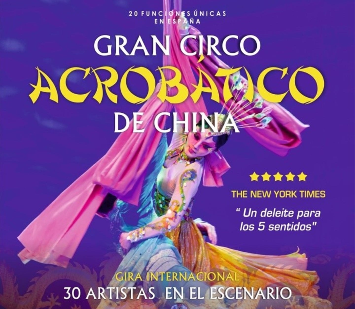 El Gran Circo Acrobático de China en el Teatro Ortega