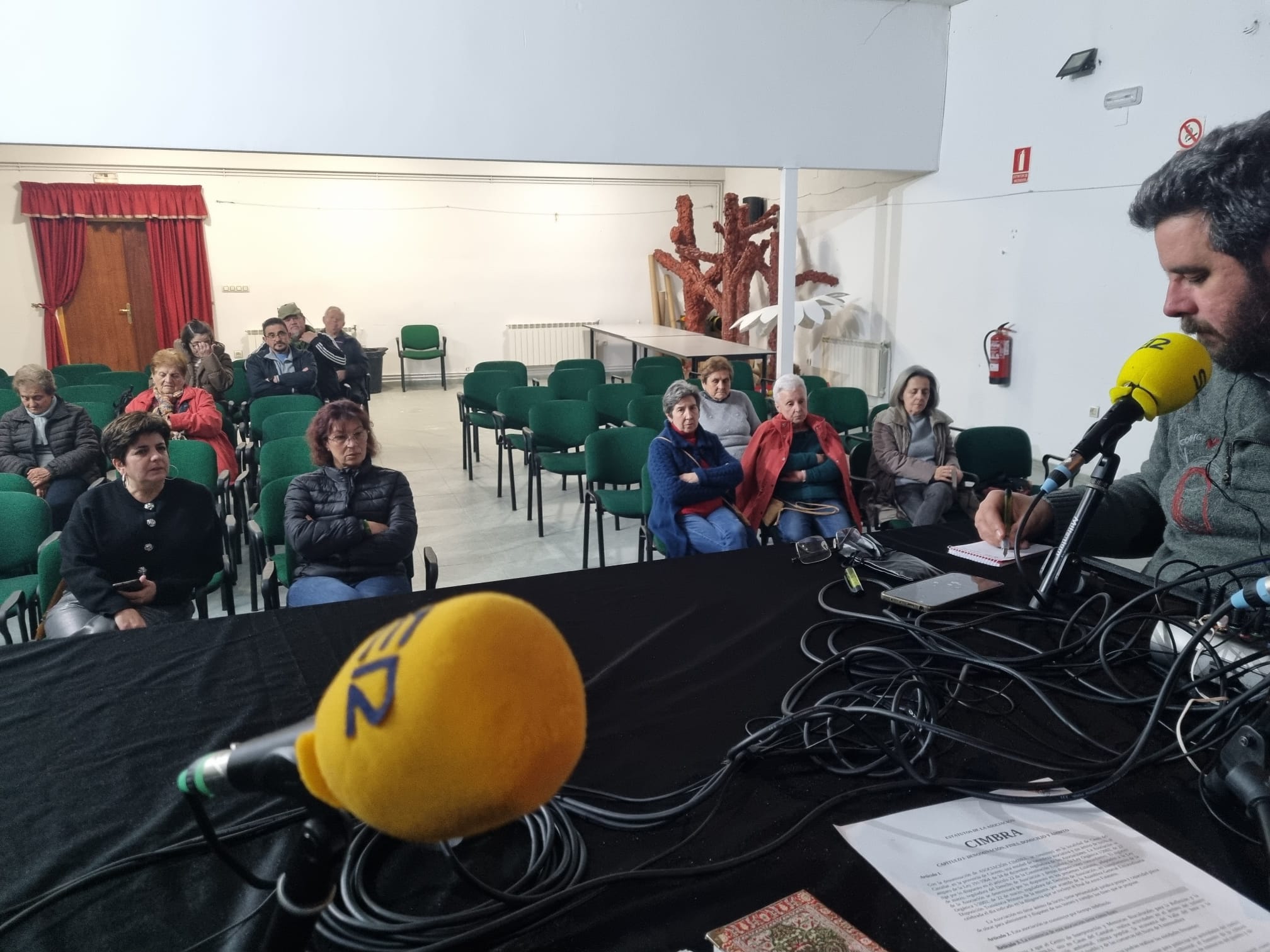 Un momento del programa desarrollado en Casas del Castañar