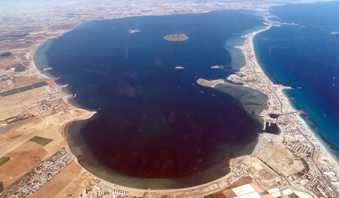 Vista aérea del Mar Menor