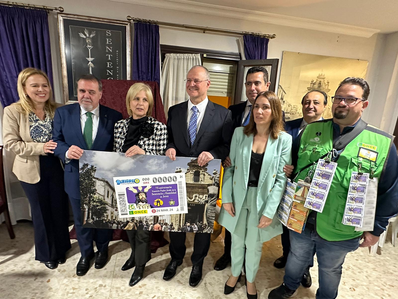 Presentación del cupón en la Hermandad de La Yedra