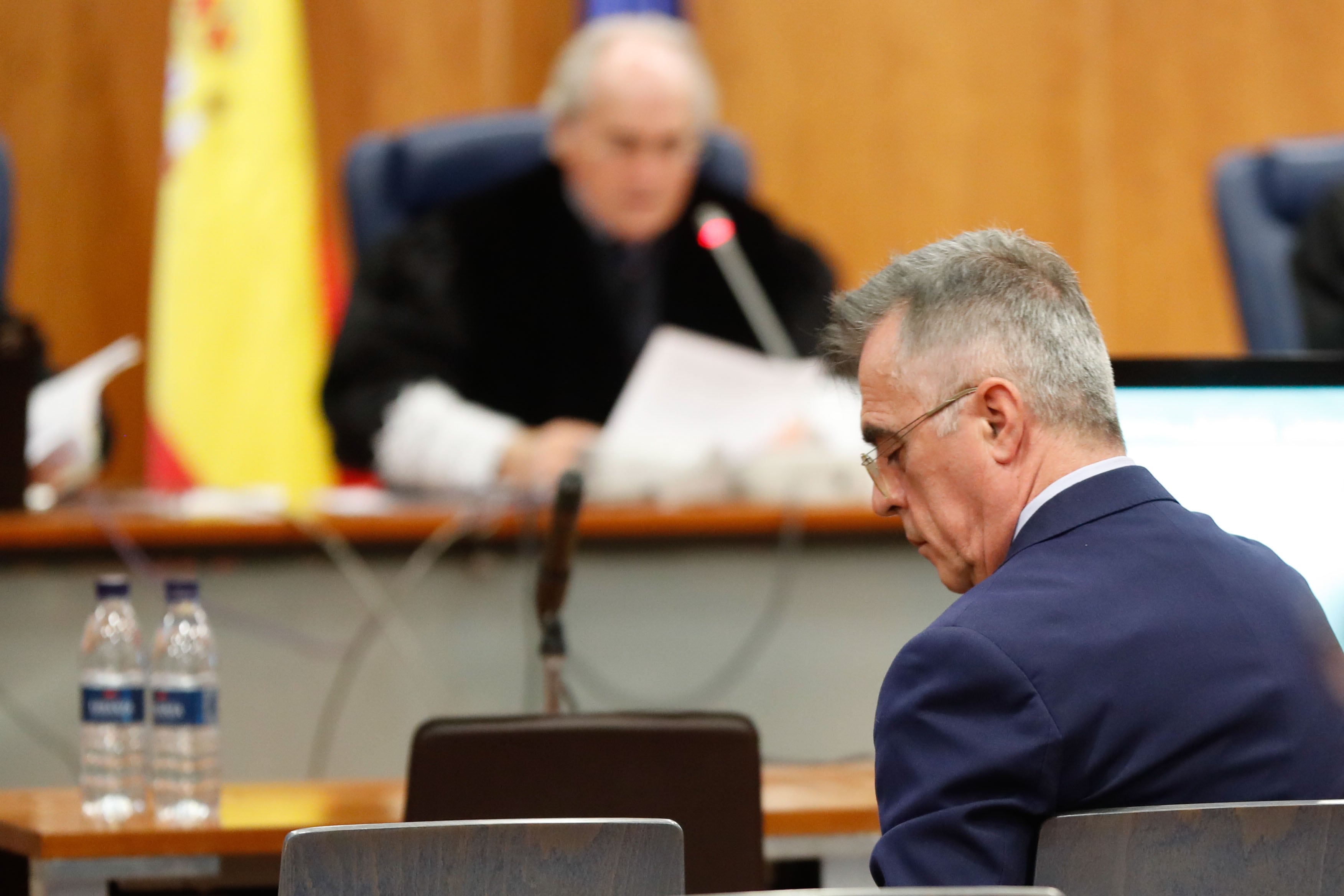 MÁLAGA, 07/03/2023.- .- El ex alcalde de Estepona (Málaga) Antonio Barrientos testifica este martes en juicio del caso Astapa, de corrupción política-urbanística en Estepona (Málaga). EFE/ Jorge Zapata
