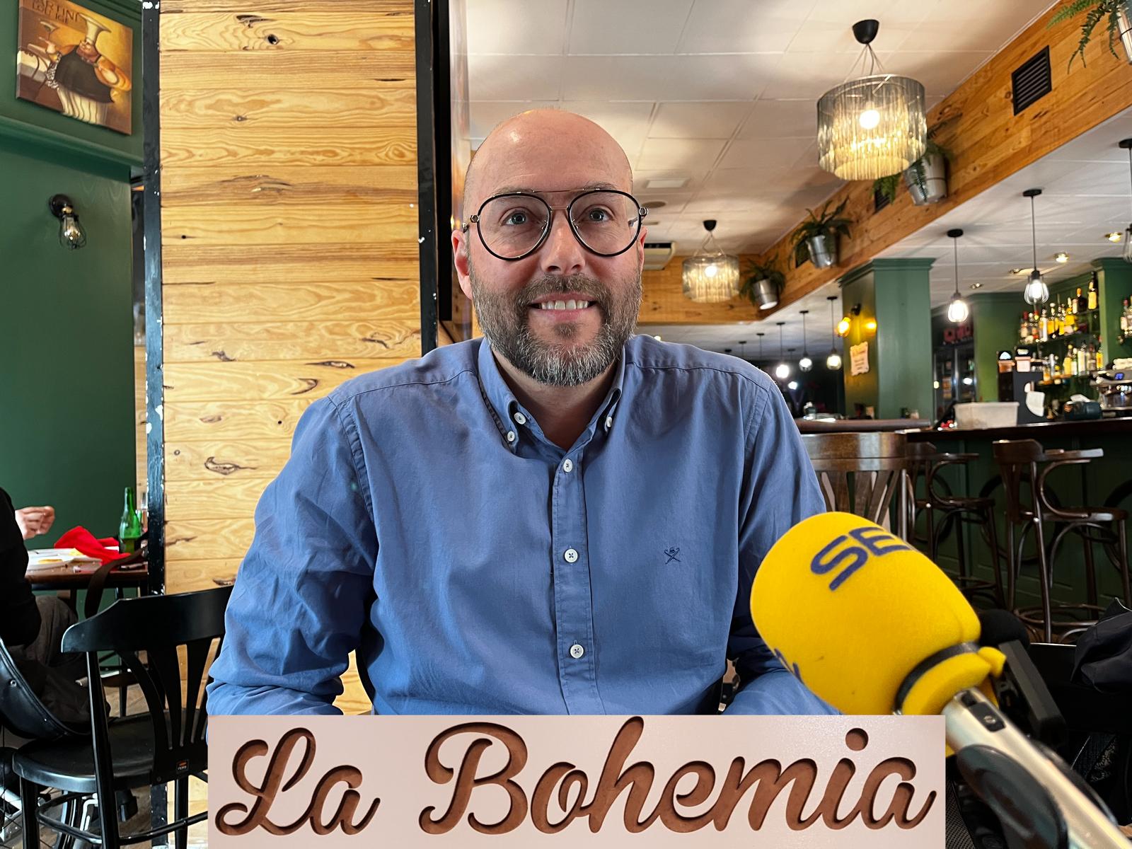 Miguel Ángel Llorens, gerente de Grow Up en La Bohemia