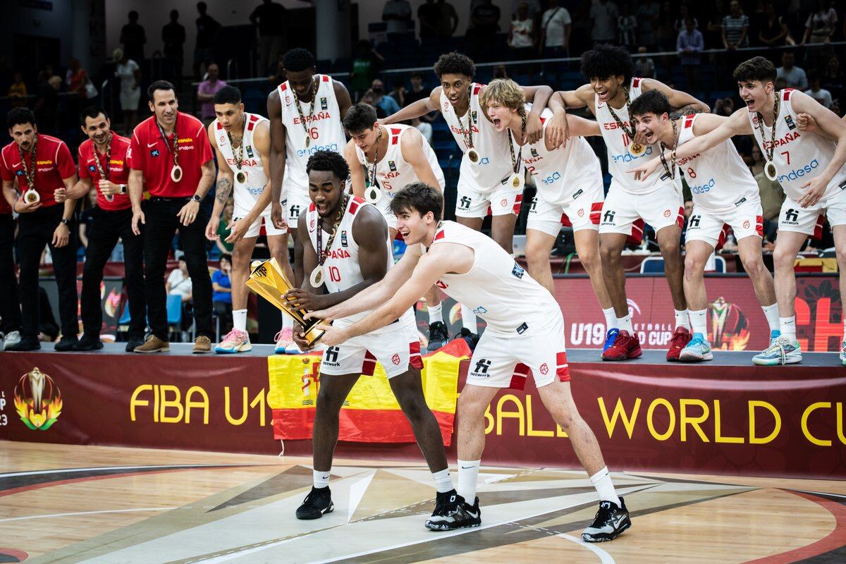 Luis García també va aportar punts i centímetres a l'equip per aconseguir un Mundial que no s'assolia des de fa 24 anys amb l'equip dels Gasol, Navarro i companyia.
