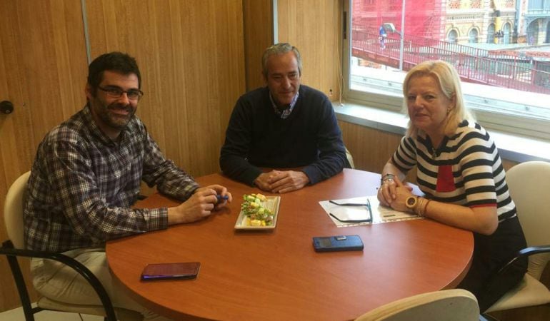 Reunión con el alcalde de Dalías.