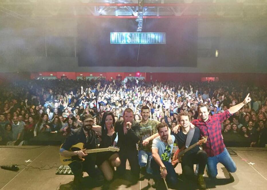 Actuación del grupo Manacor en las fiestas de San Martin