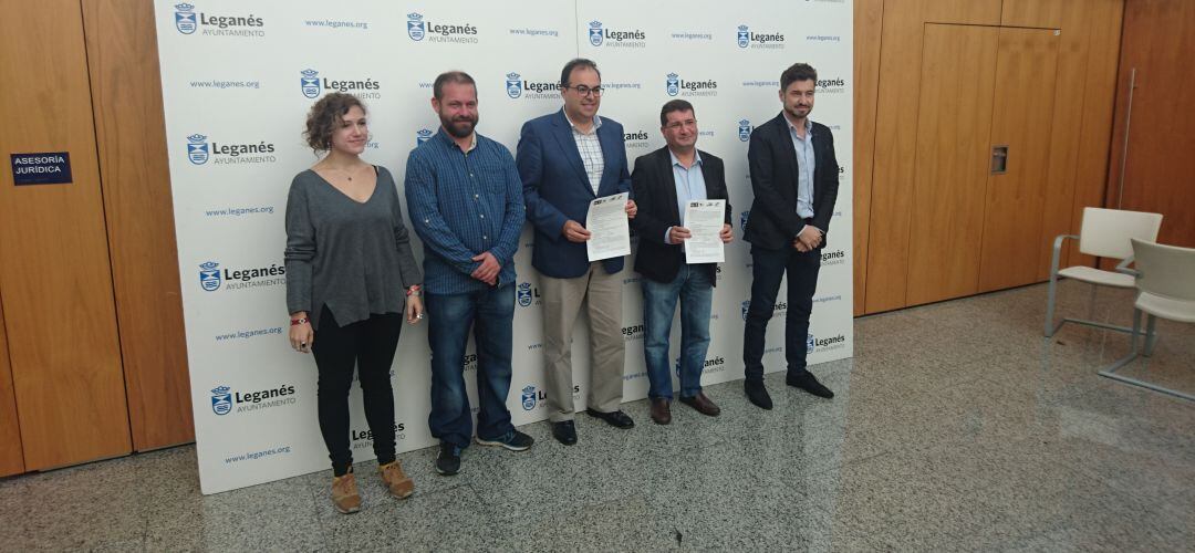 Presentación del acuerdo con la ausencia de Ciudadanos