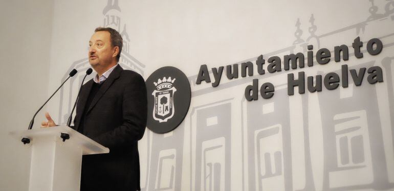 Manuel Gómez, portavoz del equipo de Gobierno del Ayuntamiento de Huelva. 