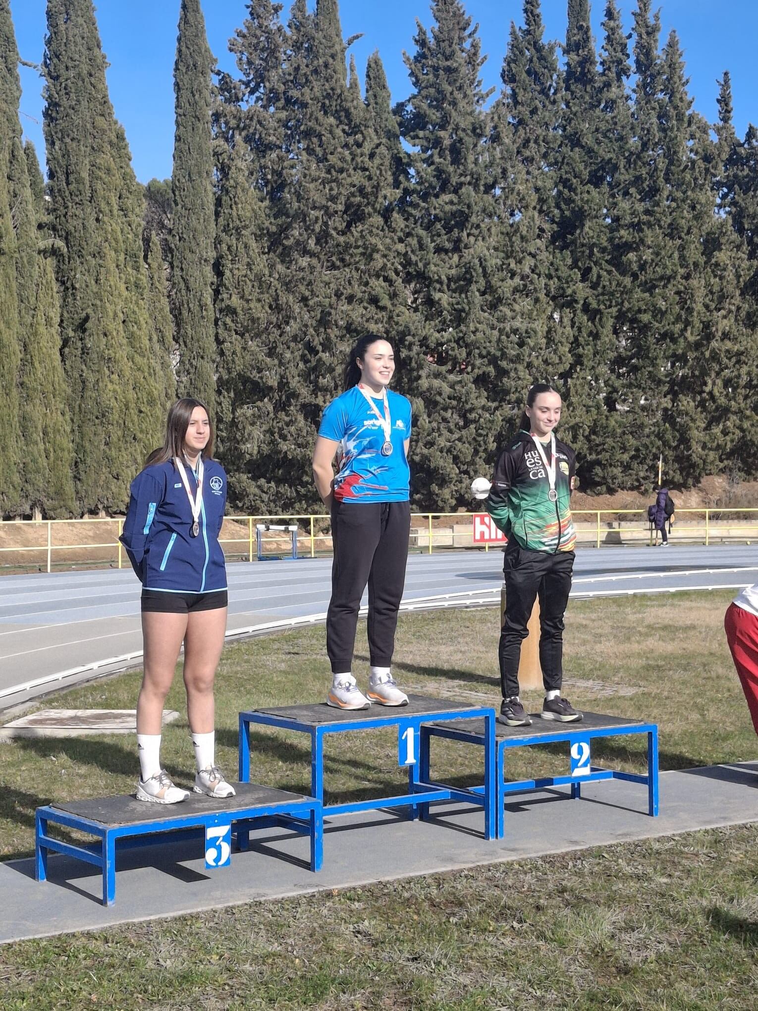 Atletas del Club Atletismo Barbastro