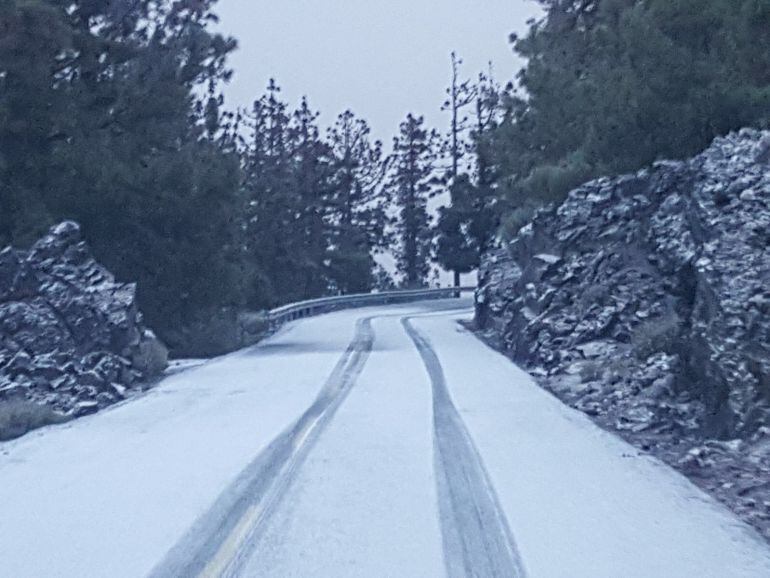 Nieve en Canarias