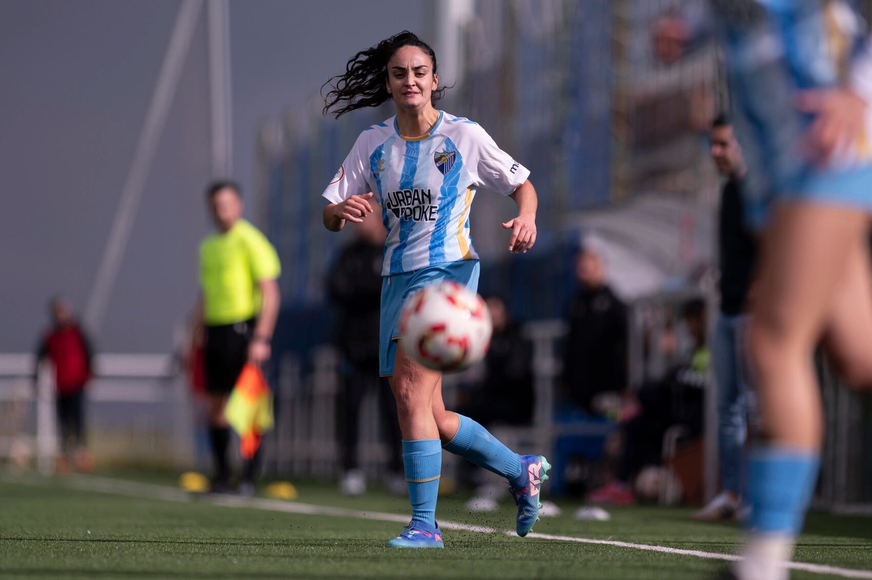 El Málaga CF Femenino disputando un encuentro