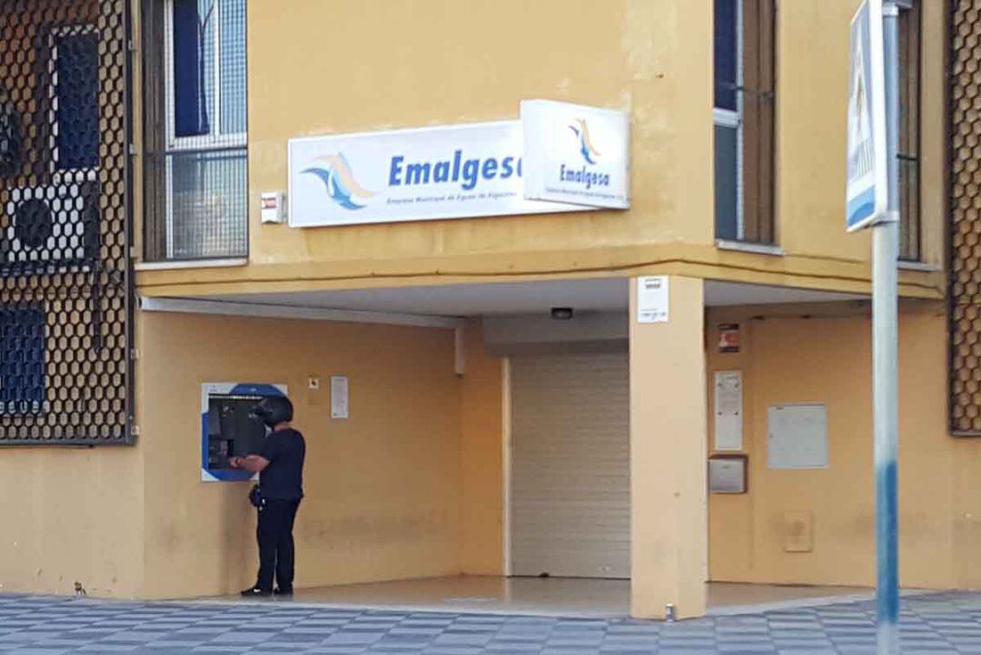 Oficina de Emalgesa, empresa de agua de Algeciras