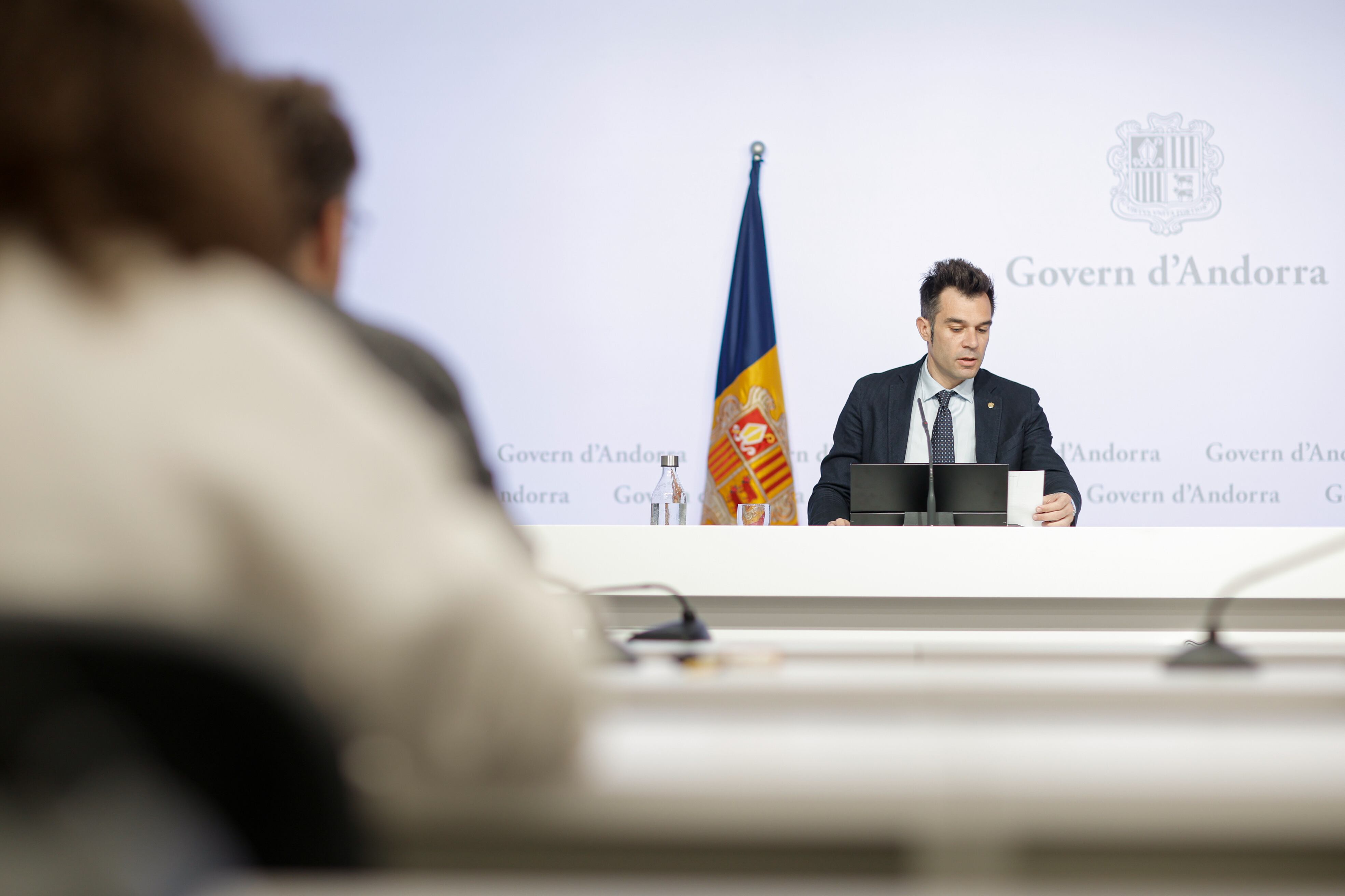 El secretari d’Estat de Transició Energètica, Transports i Mobilitat, David Forné, presenta els programes Renova i e-Engega d'enguany.