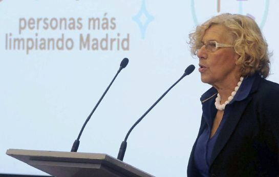 La alcaldesa de Madrid, Manuela Carmena.