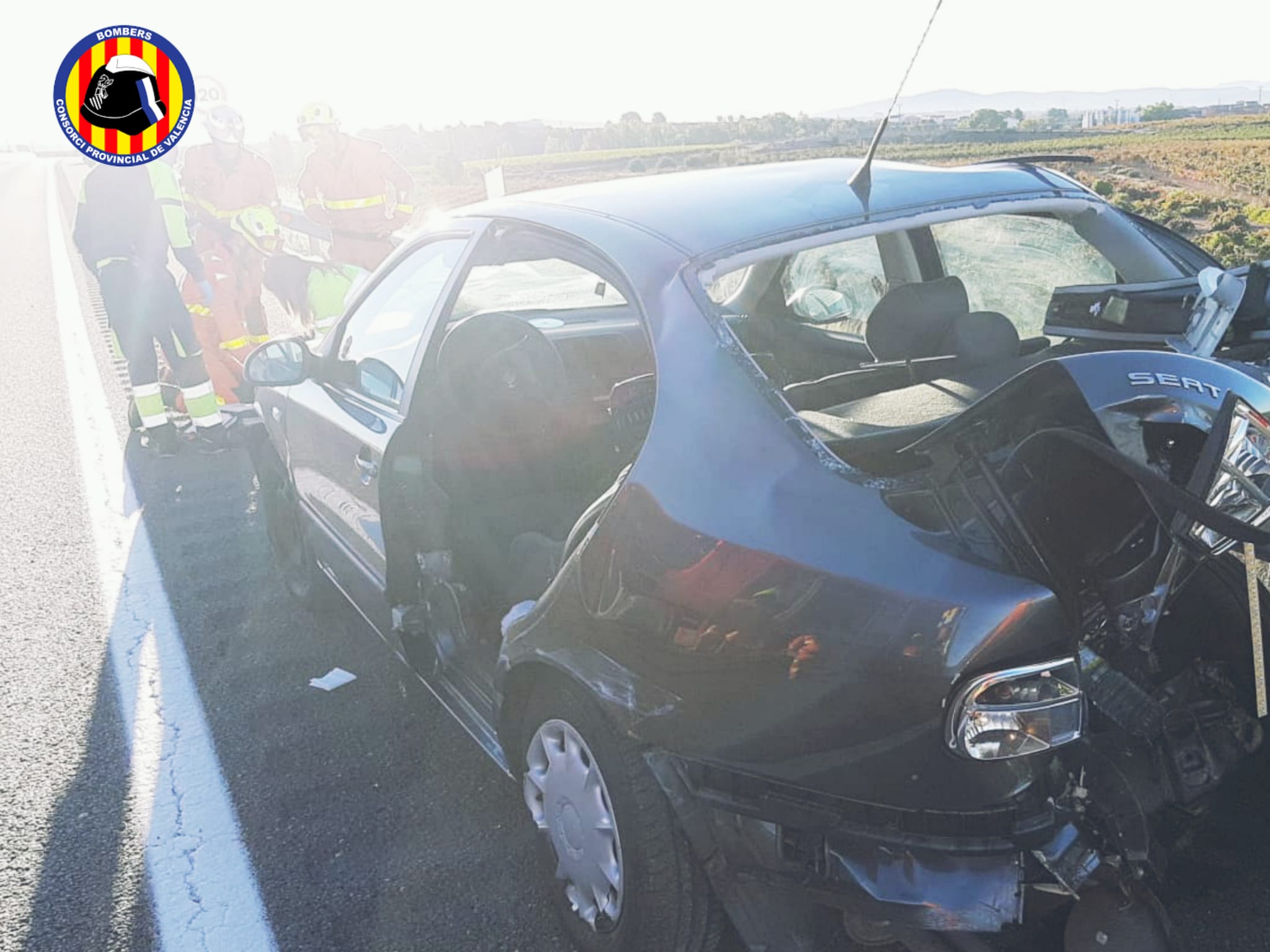 Muere una mujer en un accidente con cuatro vehículos implicados en la A-3 en Requena