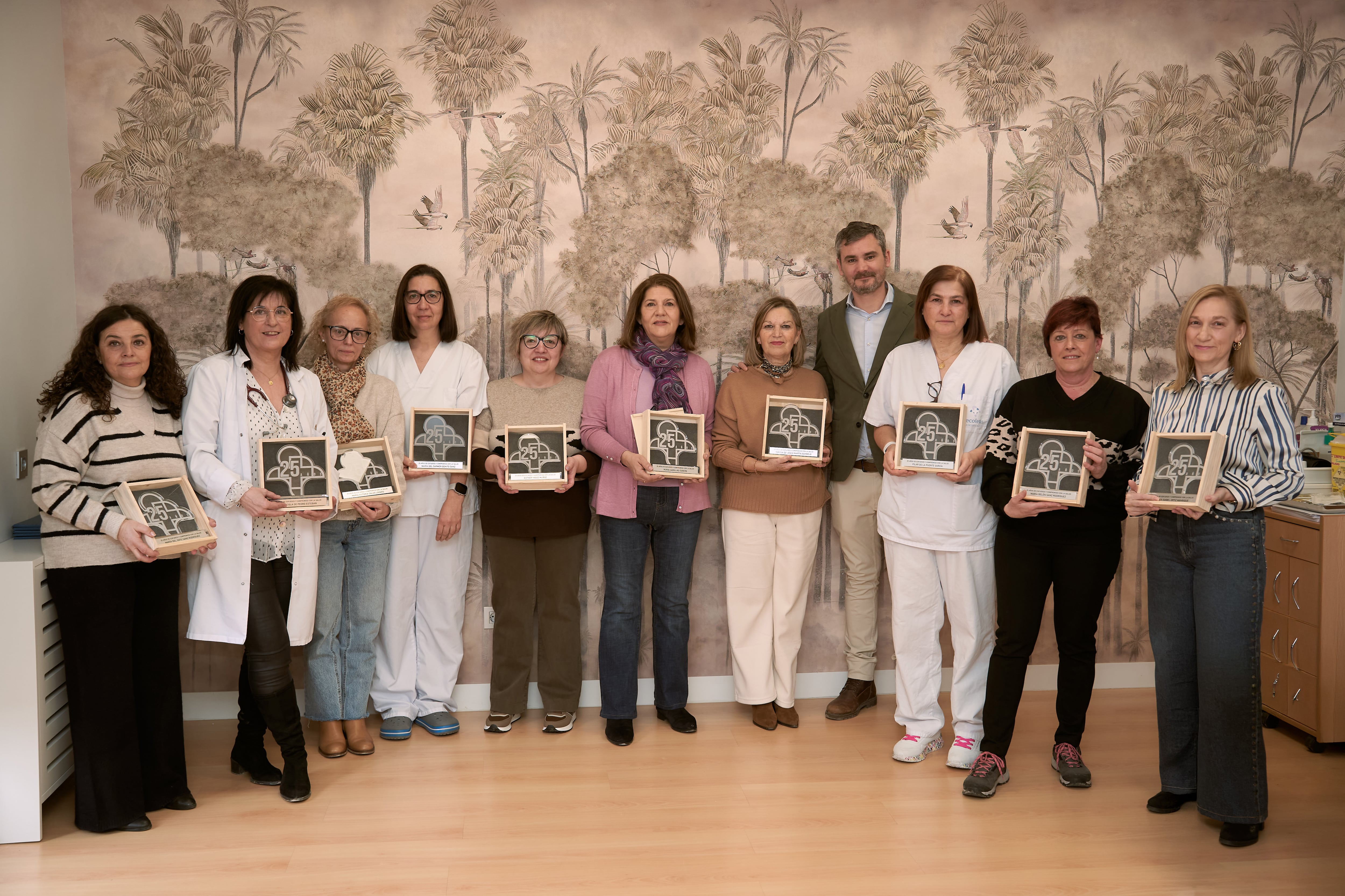 Recoletas Salud reconoce al personal que lleva más de 25 años trabajando en Segovia