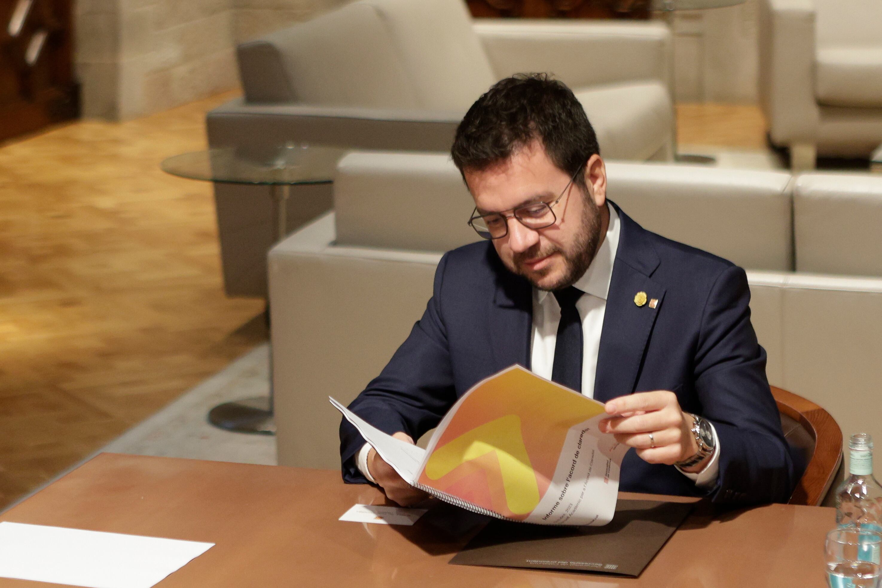 El president de la Generalitat catalana, Pere Aragonès.